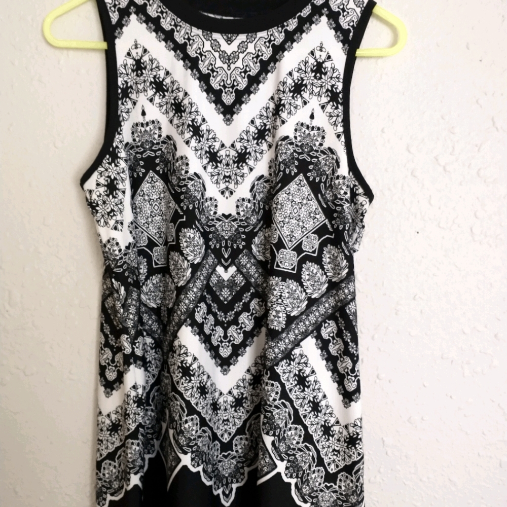 Black and White Women's Top